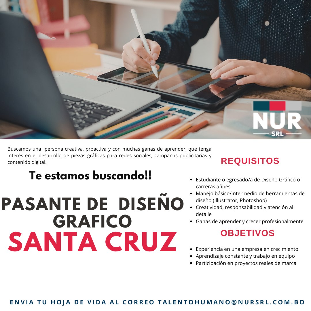 pasante diseño grafico SC