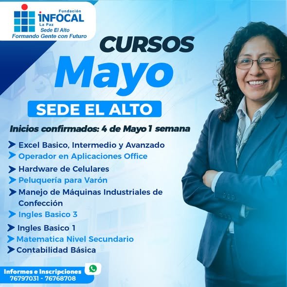 cursos mayo infocal 3