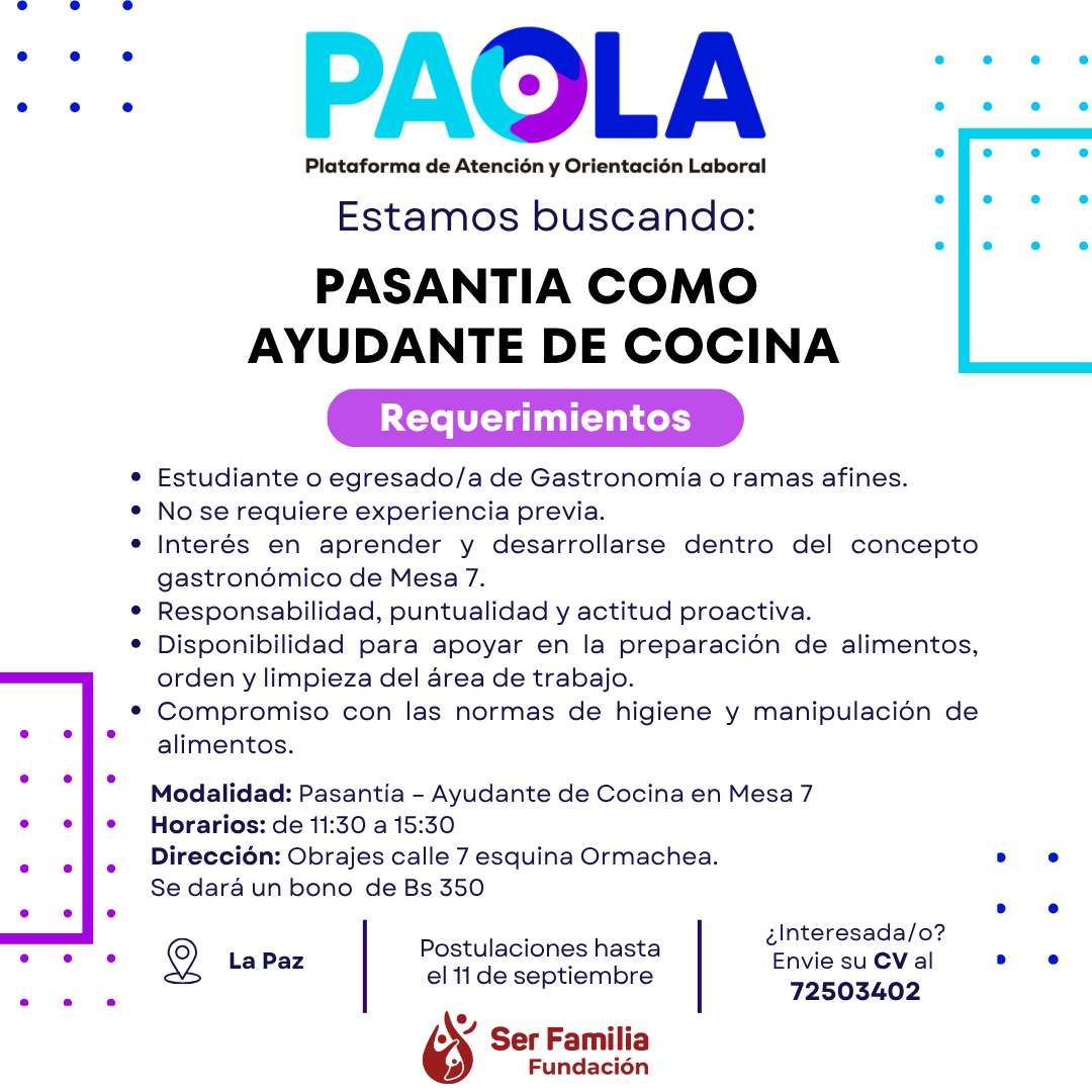 Postulaciones hasta el 11 de septiembre
